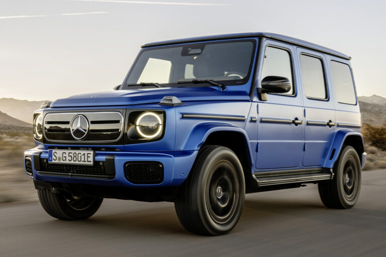 electric g class blue front lead