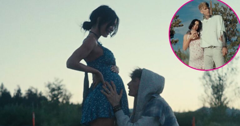 Megan Fox Raises Eyebrows With Baby Bump in New Machine Gun Kelly Music Video