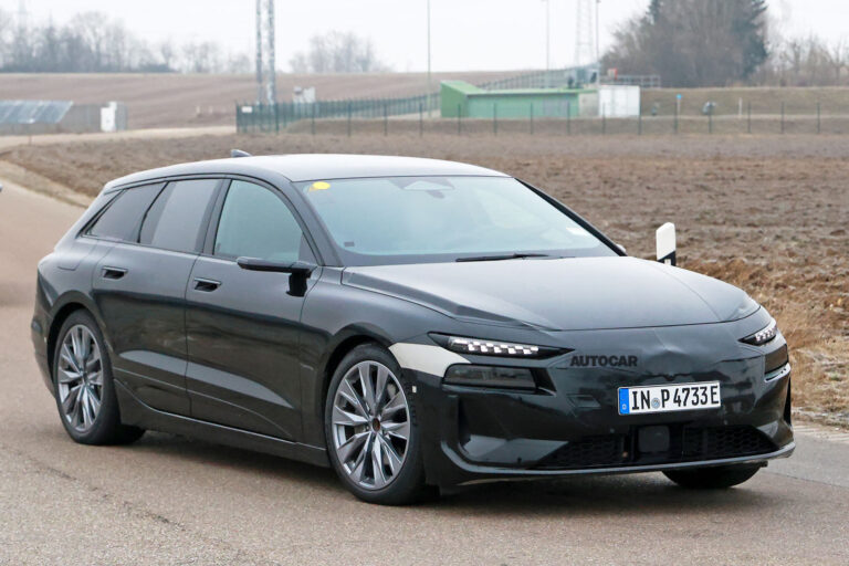 audi a6 avant e tron front three quarter