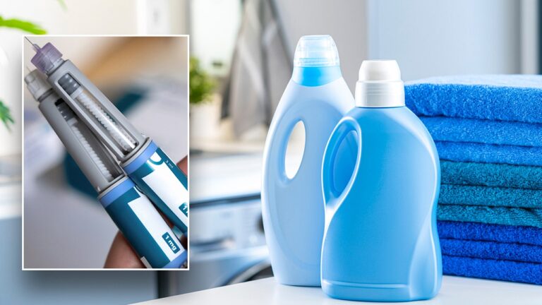 ozempic pen laundry detergent bottles