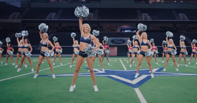 Dallas Cowboys Cheerleaders Celebrate 1st Game After Not Making Cut Last Season