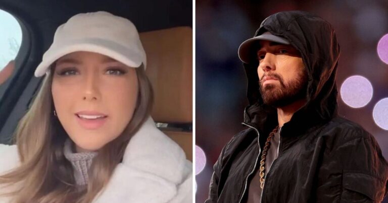 Eminem daughter Hailie cries listening to dads songs about her 1370932406