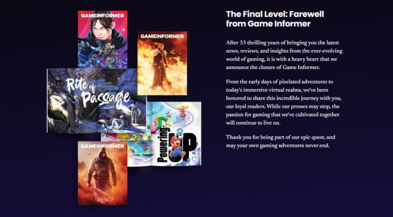 Game Informer Farewell