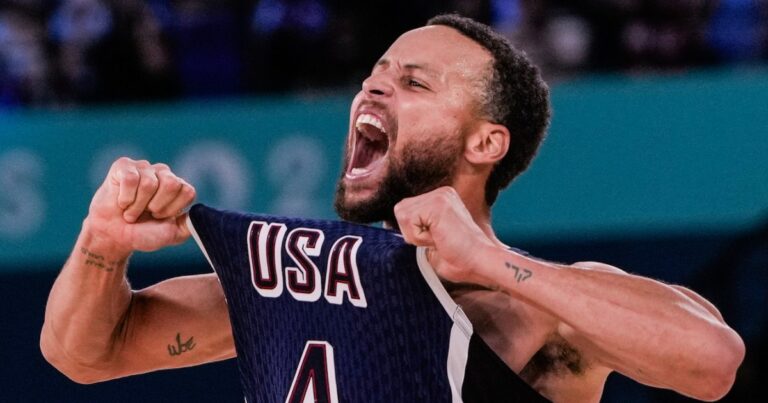 GettyImages 2165750015 Stephen Curry Wins His 1st Olympic Gold Medal as Team USA Beats France in Mens Basketball