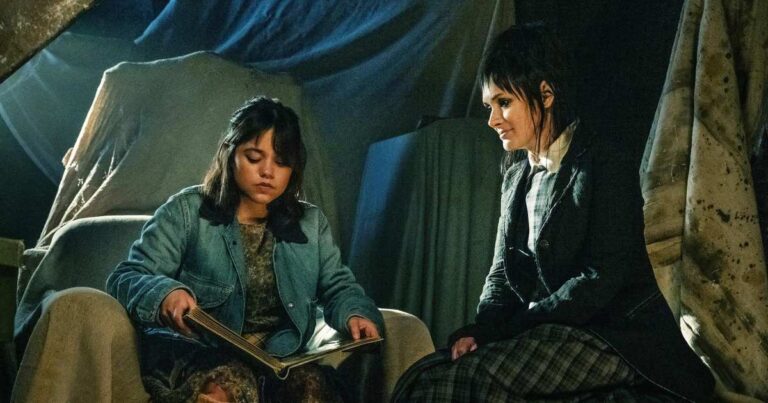 Jenna Ortega Was Makeup Free in Beetlejuice Sequel Compared to Winona Ryders Grown Up Goth Look