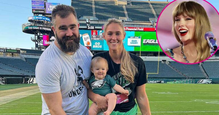 Promo Jason Kelce Thinks It Will Be Hilarious When His and Kylie Kelce Kids Meet Taylor Swift Cats