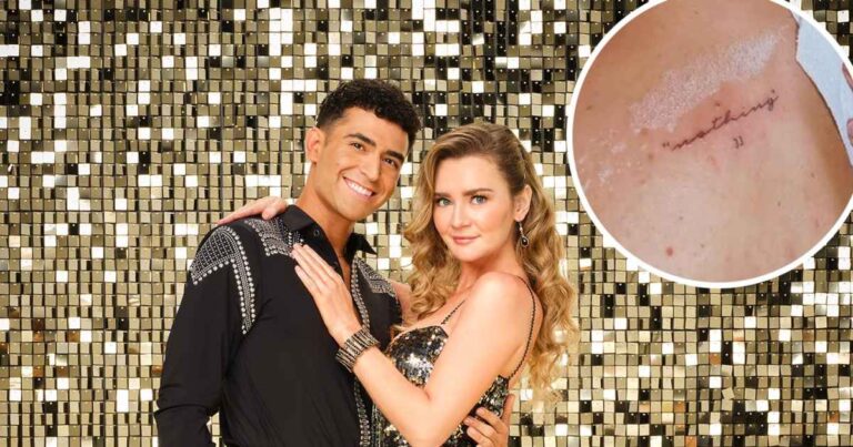 1DWTS Ezra Sosa Gets Tattoo of Anna Delveys Iconic Nothing Comment