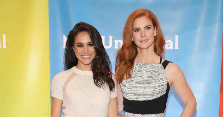 GettyImages 478276162 Meghan Markle and Sarah Rafferty