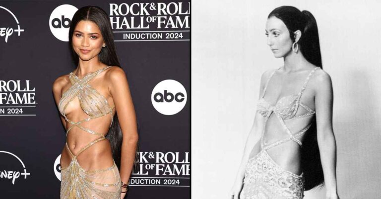 Zendaya Embodies Cher at R R Induction 01 2024