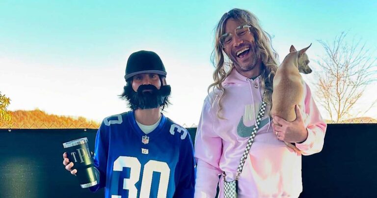 Kaley Cuoco and Fiance Tom Pelphrey Dress Up as Each Other for Halloween