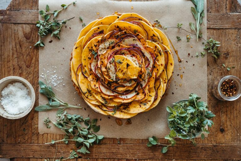 winter squash tart