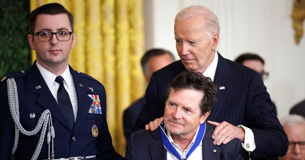 Michael J Fox Receives Presidential Medal of Honor 01 2025