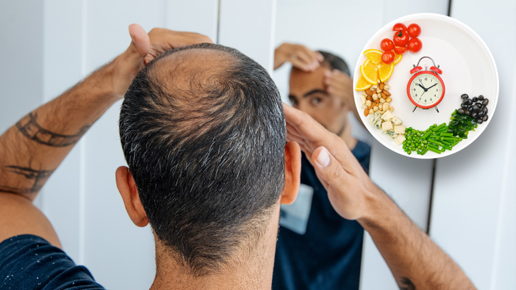 fasting hair growth circle inset