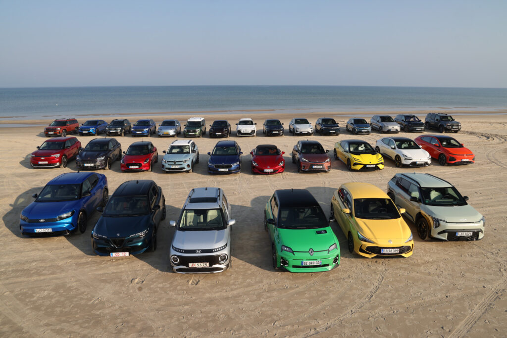 tannistest cars parked on a beach