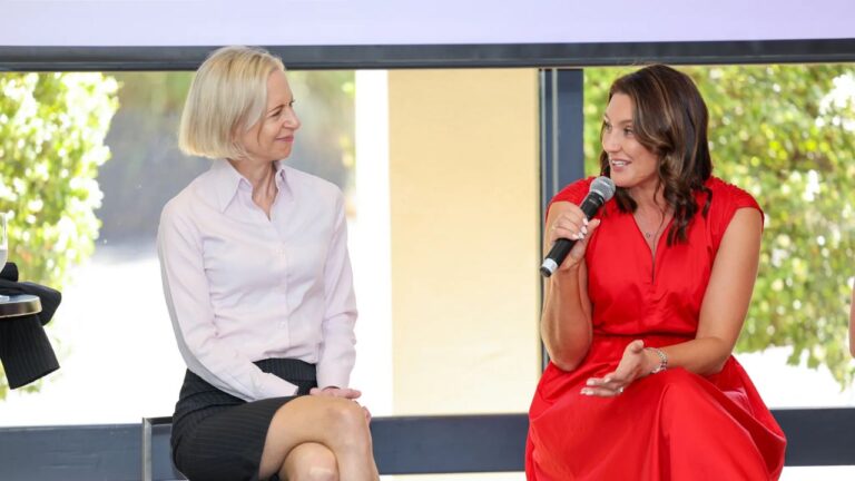 Barry Plant CEO Lisa Pennell on Barry Plants International Womens Day Lunch Image Supplied