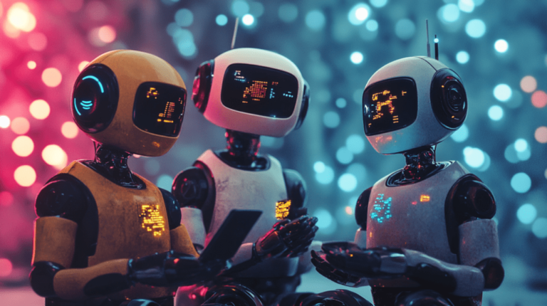 nuneybits Abstract art of robots chatting on instant messenger 44be2d4d a3e3 408b b11f a0bf322c2a61