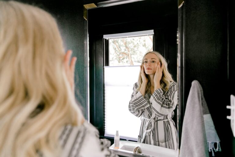 Brigitte Sharp skincare routine