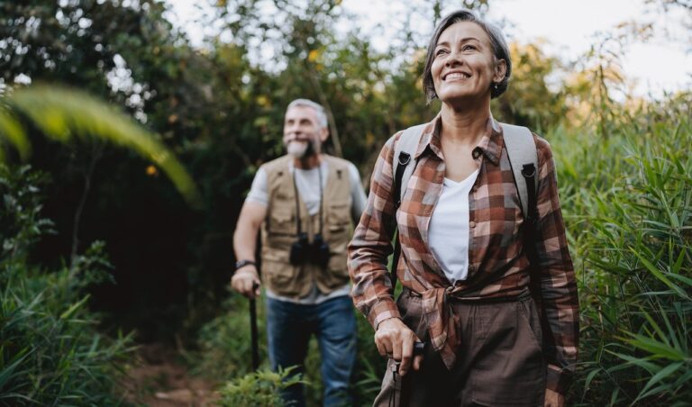 couple hiking
