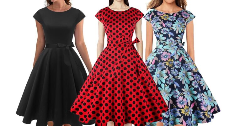 pukavt sing style 1950s dress