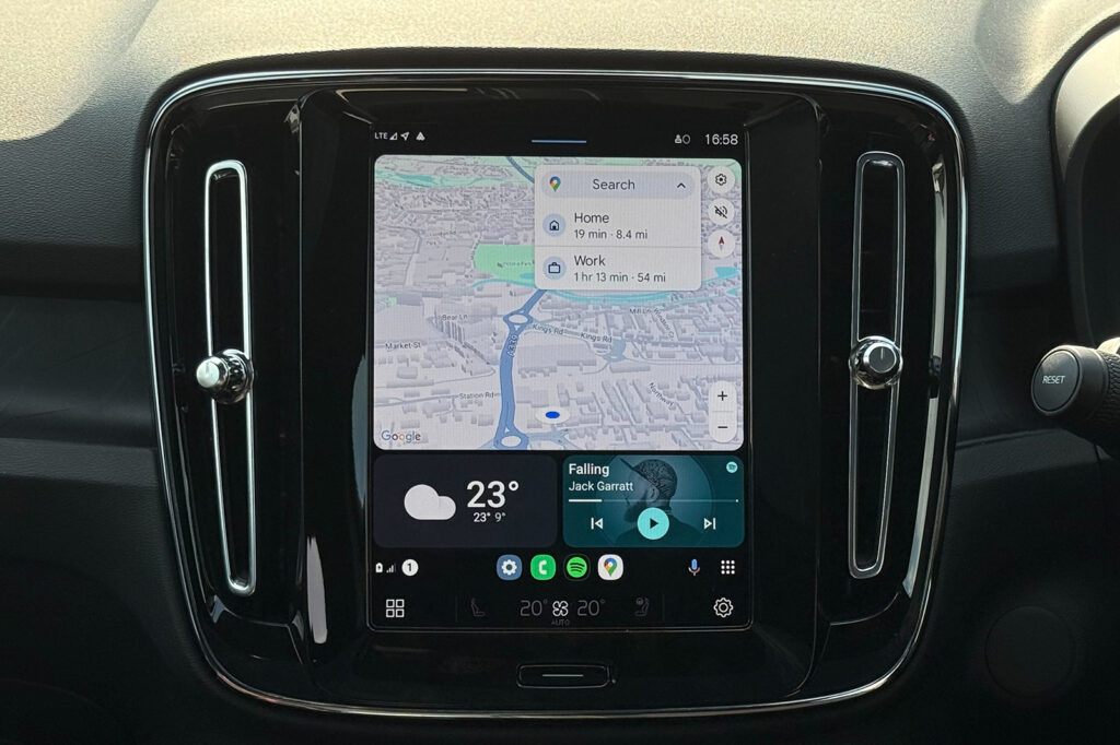 android auto main screen