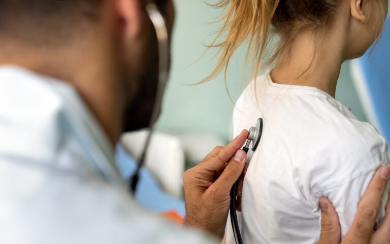child at doctor